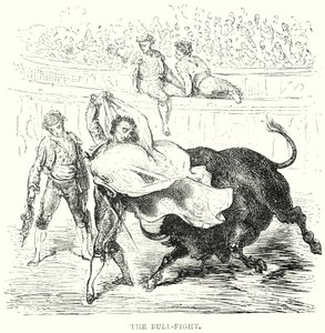 Tyrefægtningen (kobberstik) af Gustave Dore