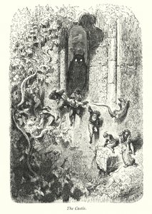 Slottet (kobberstik) af Gustave Dore