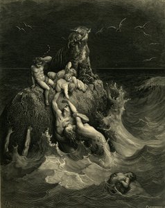 The Deluge Frontispice til den illustrerede udgave af Bibelen, 1866 af Gustave Dore