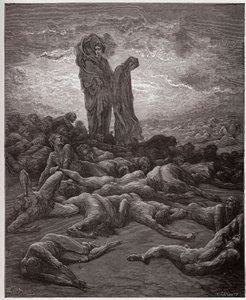 Den guddommelige komedie (La Divina Commedia, La Divine Comedie), Purgatorio, Canto 20: De grådiges sjæle - af Dante Alighieri (1265-1321) - Illustration af Gustave Dore (1832-1883) af Gustave Dore