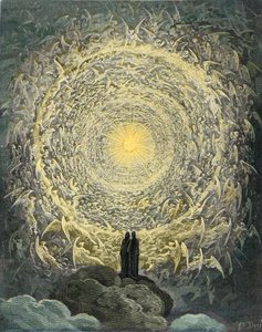The Divine Comedy, Paradiso, Canto 31: Den hellige skare danner en rose i det empyriske (rose celeste) - af Dante Alighieri (1265-1321)