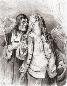 The Doctors, fra en slutning af 1800-tallets udgave af Fables de La Fontaine (trægravering) af Gustave Dore