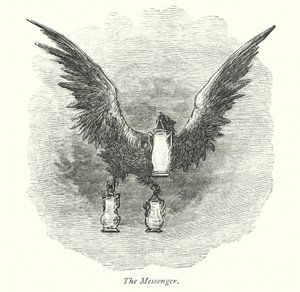 Budbringeren (gravering) af Gustave Dore