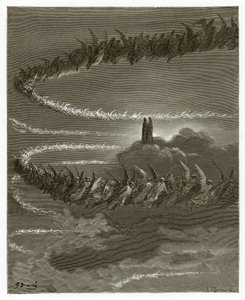 Ånderne i Jupiter af Gustave Dore