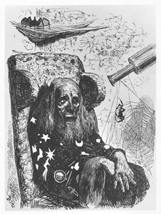 Astrologen Herr Trippa, illustration fra 