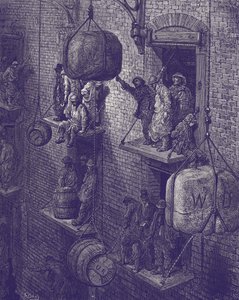Victoriansk varehus i London af Gustave Dore