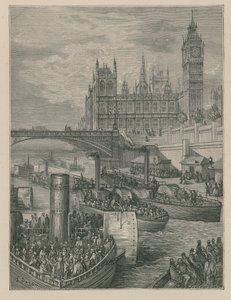 Westminster Trapper - Steamers Leaving af Gustave Dore