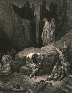 Derfor fastgør endnu dit syn nedenfor blandt de lemlæstede og elendige nuancer, c1890. af Gustave Dore