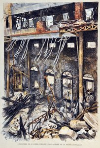 Brand af Opera Comique (Opera-Comique) i Paris den 25. maj 1887 under opførelsen af Ambroise Thomas