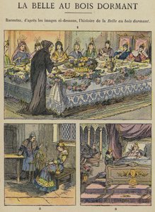 Tornerose (farve litho) af Gustave Fraipont