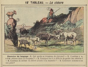 La chevre (farve litho) af Gustave Fraipont