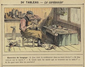 Skomageren (farve litho) af Gustave Fraipont