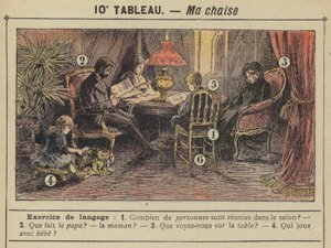 Ma chaise (colour litho) af Gustave Fraipont