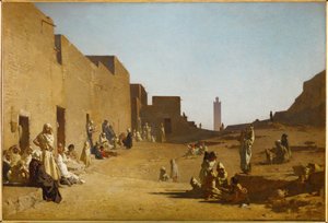 Laghouat, Sahara, Algeriet (maleri på lærred)