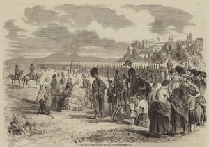 Gennemgang af Stirling- og Clackmannan-militsen af Gustave Janet