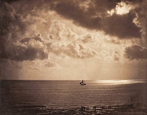 Briggen på vandet af Gustave Le Gray