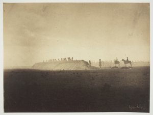 Chalons Encampment: Manøvrer den 3. oktober af Gustave Le Gray