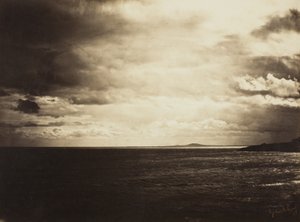 Skyet himmel, Middelhavet, 1857 af Gustave Le Gray