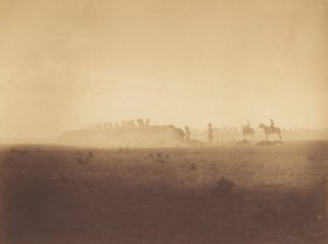 [Øvelsesformation, Camp de Châlons]. af Gustave Le Gray