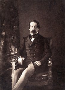 Louis Napoleon Bonaparte (1808-1873) kommende kejser Napoleon III, her som 1. præsident for den franske republik, foto af Gustave Le Gray