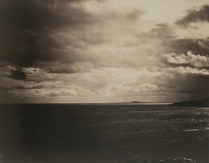 Middelhavet med Agde-bjerget, 1857. af Gustave Le Gray