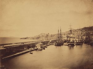 [Skibe i havnen, Sete] af Gustave Le Gray