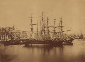 Skibe i havnen ved Sete af Gustave Le Gray