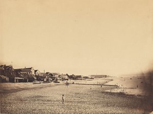 Stranden ved Saint-Adresse af Gustave Le Gray