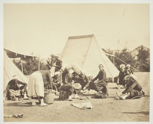 Uden titel [Zouaves], 1857. af Gustave Le Gray