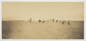 Uden titel [besøgende ser militære manøvrer], 1857. af Gustave Le Gray