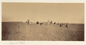 Besøgende på Camp de Châlons af Gustave Le Gray