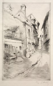 Skolegade i Troyes, 1902.