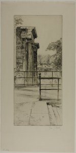 Ruinerne af de gamle Tuilerier, Paris af Gustave Leheutre