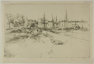 Den nye havn i la Rochelle af Gustave Leheutre