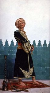 En arabisk vagt af Gustave Leon Antoine Marie Popelin
