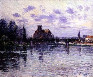 Auxerre katedral af Gustave Loiseau