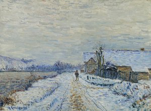 Effekten af ​​sne ved Tournedos, 1899 af Gustave Loiseau