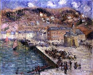 Fiskemarkedet af Gustave Loiseau
