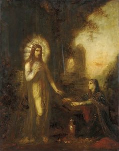 Kristus og Maria Magdalene af Gustave Moreau