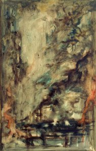 Skitse (for de to eventyrere og talismanen (?)) af Gustave Moreau