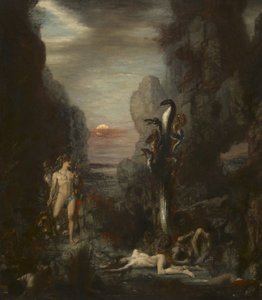 Hercules and the Lernaean Hydra, 1875-76 af Gustave Moreau