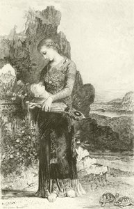 Orpheus (gravering) af Gustave Moreau