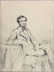 Portræt af Eugene Lacheurié af Gustave Moreau