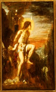 Prometheus bundet af Gustave Moreau