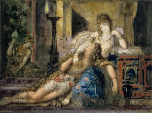 Samson og Delila af Gustave Moreau