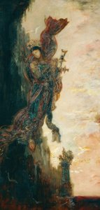 Sapho tombant af Gustave Moreau