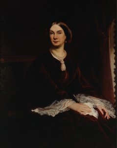 Portræt af Louisa, hertuginde af Northumberland (olie på lærred)