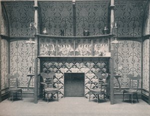 Inglenook designet af G. Serrurier, 1898 af Gustave Serrurier Bovy