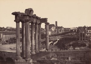 Rom, Vue Prise au Forum (Rom, udsigt over Forum),1858-1859 (foto)