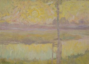 Jardin a Laethem-Saint-Martin, ca. 1910 af Gustave de Smet